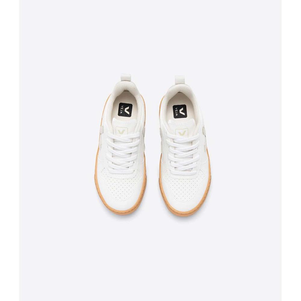 Veja V-10 CWL Schoenen Kinderen White/Beige | NL 782AHK